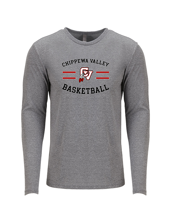 Chippewa Valley HS Boys Basketball Curve - Tri-Blend Long Sleeve