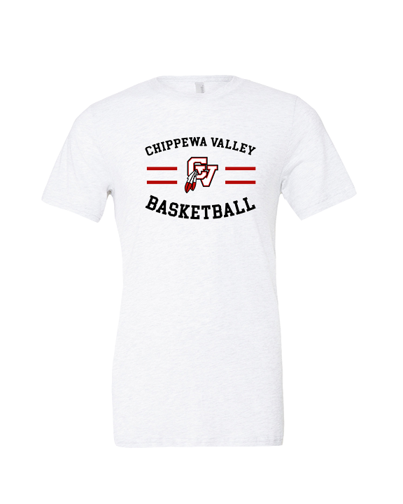 Chippewa Valley HS Boys Basketball Curve - Tri-Blend Shirt