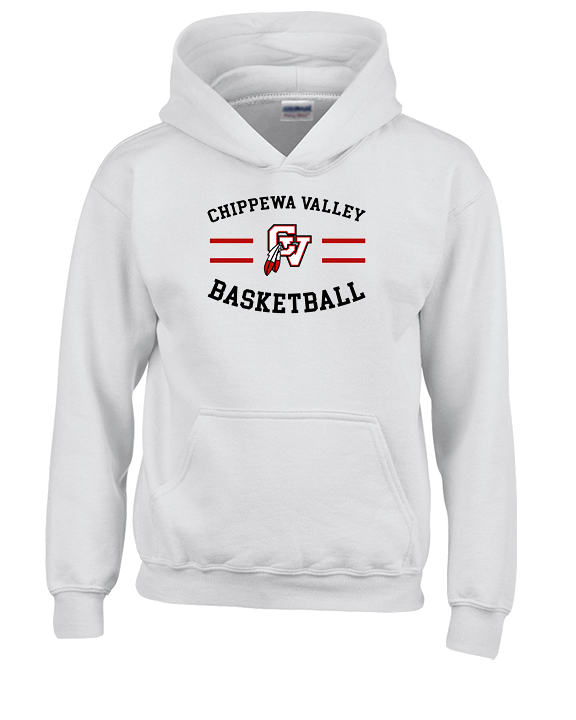 Chippewa Valley HS Boys Basketball Curve - Unisex Hoodie