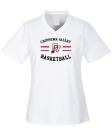 Chippewa Valley HS Boys Basketball Curve - Womens Performance Shirt