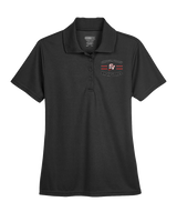 Chippewa Valley HS Boys Basketball Curve - Womens Polo