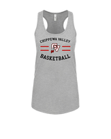 Chippewa Valley HS Boys Basketball Curve - Womens Tank Top