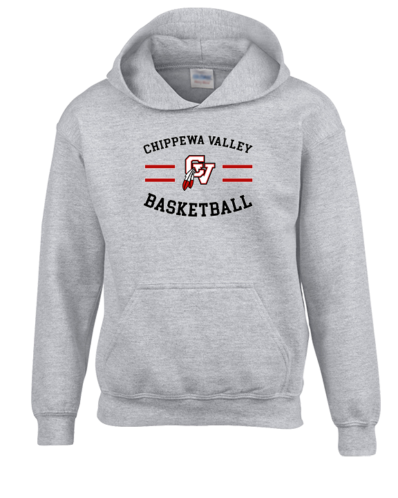 Chippewa Valley HS Boys Basketball Curve - Youth Hoodie