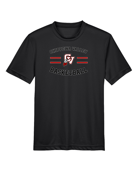 Chippewa Valley HS Boys Basketball Curve - Youth Performance Shirt