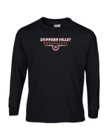Chippewa Valley HS Boys Basketball Design - Cotton Longsleeve