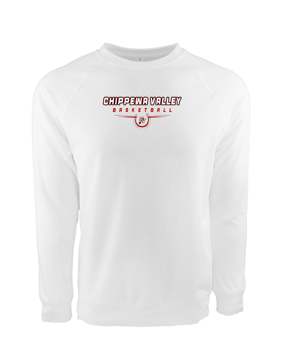 Chippewa Valley HS Boys Basketball Design - Crewneck Sweatshirt