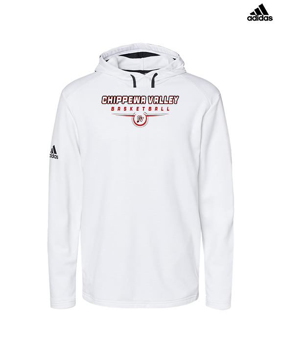 Chippewa Valley HS Boys Basketball Design - Mens Adidas Hoodie