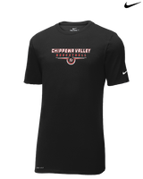 Chippewa Valley HS Boys Basketball Design - Mens Nike Cotton Poly Tee