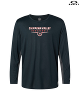Chippewa Valley HS Boys Basketball Design - Mens Oakley Longsleeve
