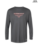 Chippewa Valley HS Boys Basketball Design - Mens Oakley Longsleeve