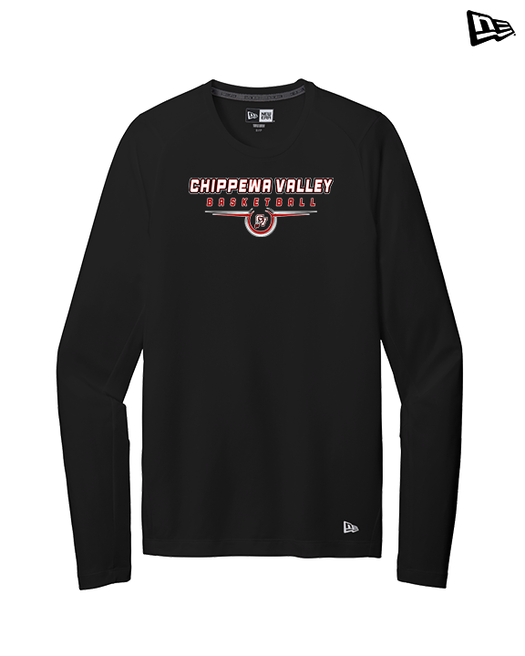 Chippewa Valley HS Boys Basketball Design - New Era Performance Long Sleeve