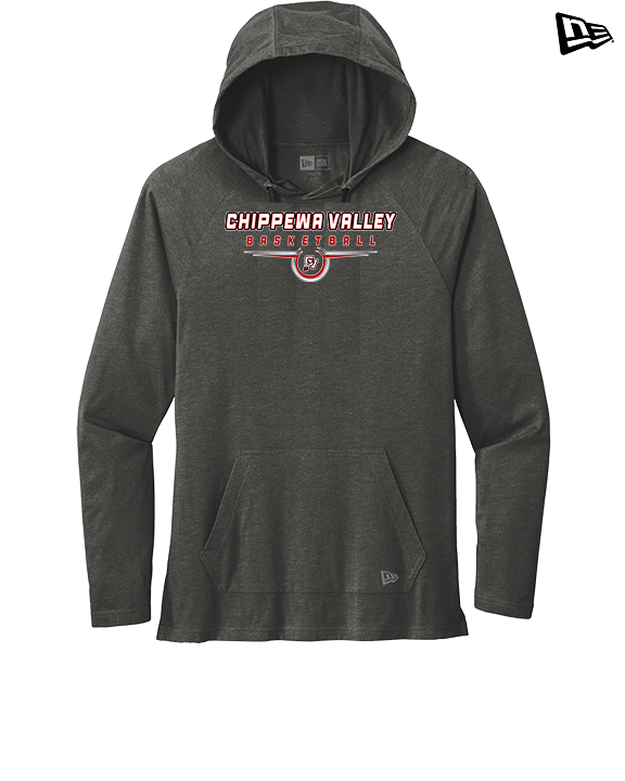 Chippewa Valley HS Boys Basketball Design - New Era Tri-Blend Hoodie