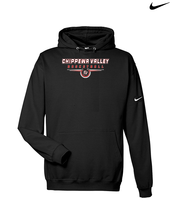 Chippewa Valley HS Boys Basketball Design - Nike Club Fleece Hoodie