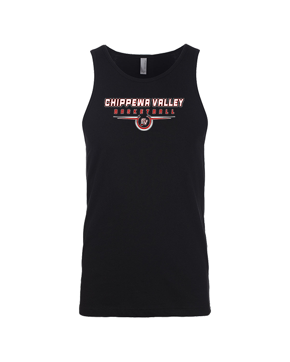 Chippewa Valley HS Boys Basketball Design - Tank Top