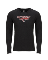Chippewa Valley HS Boys Basketball Design - Tri-Blend Long Sleeve