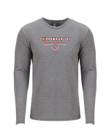 Chippewa Valley HS Boys Basketball Design - Tri-Blend Long Sleeve