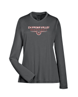 Chippewa Valley HS Boys Basketball Design - Womens Performance Longsleeve
