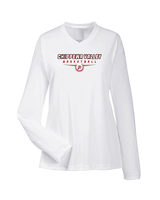 Chippewa Valley HS Boys Basketball Design - Womens Performance Longsleeve