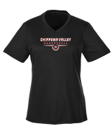 Chippewa Valley HS Boys Basketball Design - Womens Performance Shirt