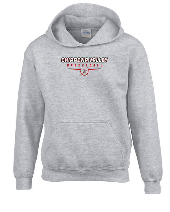 Chippewa Valley HS Boys Basketball Design - Youth Hoodie