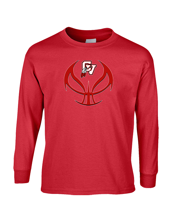 Chippewa Valley HS Boys Basketball Full Ball - Cotton Longsleeve