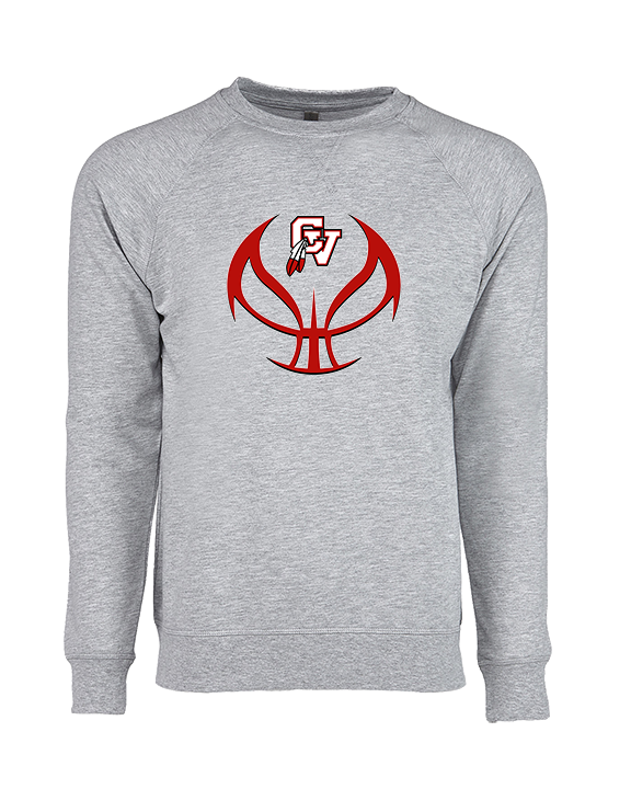 Chippewa Valley HS Boys Basketball Full Ball - Crewneck Sweatshirt