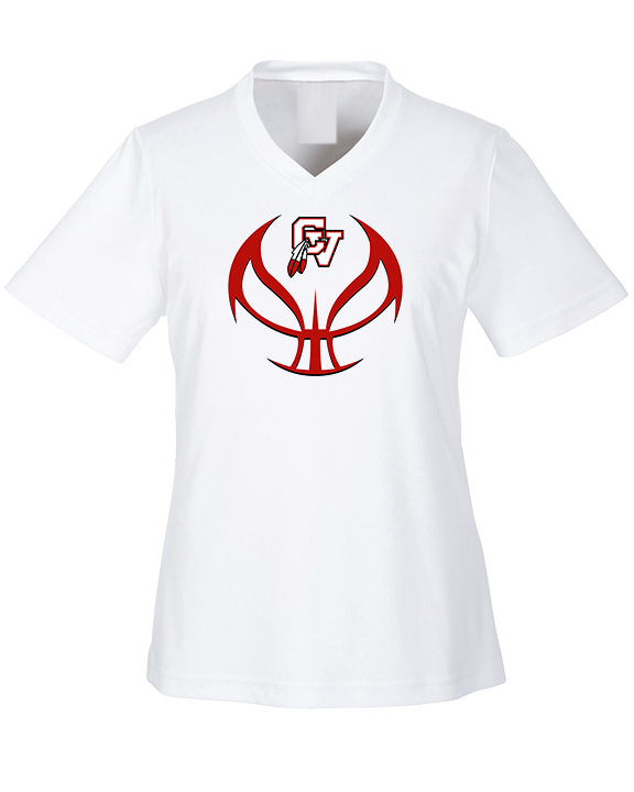 Chippewa Valley HS Boys Basketball Full Ball - Womens Performance Shirt