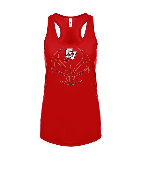 Chippewa Valley HS Boys Basketball Full Ball - Womens Tank Top