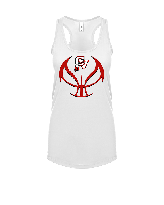 Chippewa Valley HS Boys Basketball Full Ball - Womens Tank Top
