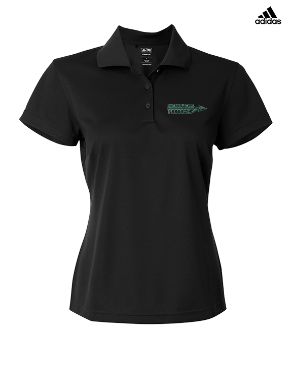 Choctaw HS Flag Football Logo New - Adidas Womens Polo