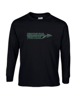 Choctaw HS Flag Football Logo New - Cotton Longsleeve