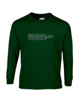Choctaw HS Flag Football Logo New - Cotton Longsleeve