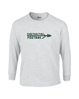 Choctaw HS Flag Football Logo New - Cotton Longsleeve