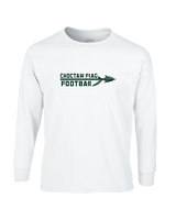 Choctaw HS Flag Football Logo New - Cotton Longsleeve