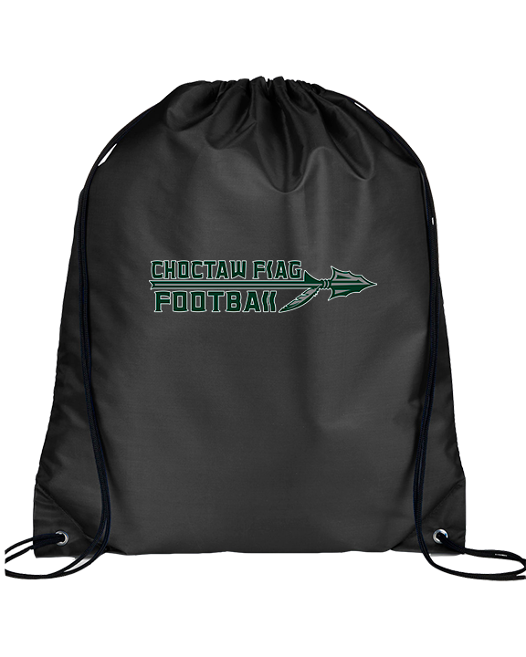 Choctaw HS Flag Football Logo New - Drawstring Bag