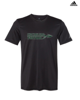 Choctaw HS Flag Football Logo New - Mens Adidas Performance Shirt