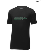 Choctaw HS Flag Football Logo New - Mens Nike Cotton Poly Tee
