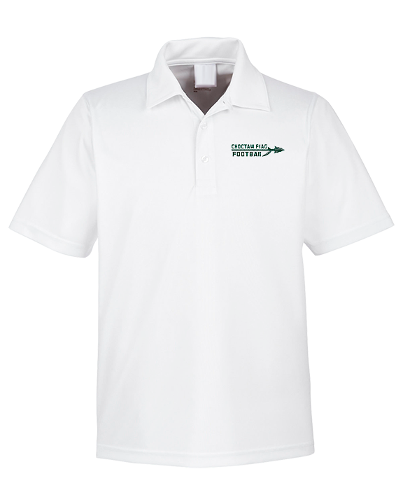 Choctaw HS Flag Football Logo New - Mens Polo
