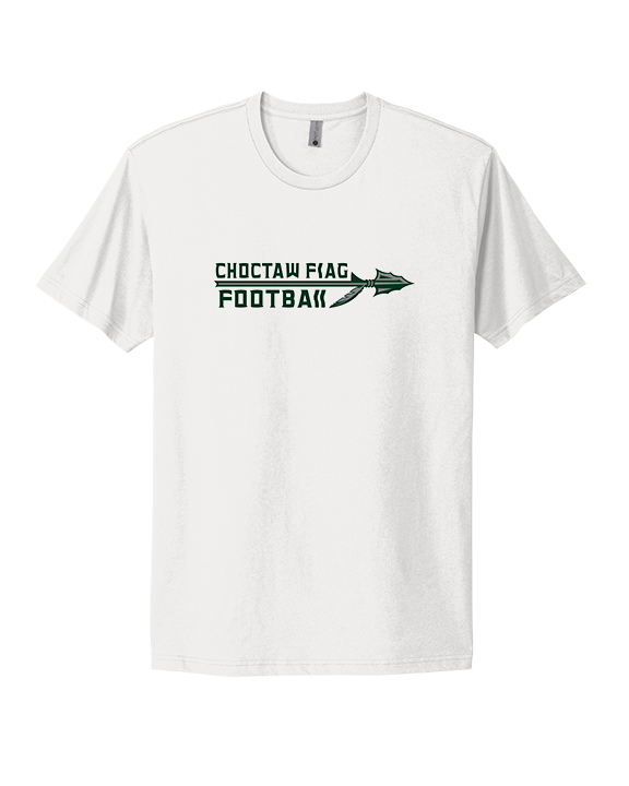 Choctaw HS Flag Football Logo New - Mens Select Cotton T-Shirt