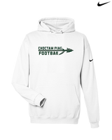 Choctaw HS Flag Football Logo New - Nike Club Fleece Hoodie