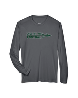 Choctaw HS Flag Football Logo New - Performance Longsleeve