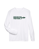 Choctaw HS Flag Football Logo New - Performance Longsleeve