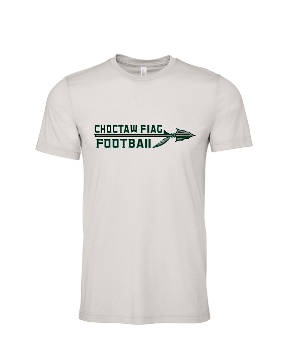 Choctaw HS Flag Football Logo New - Tri-Blend Shirt