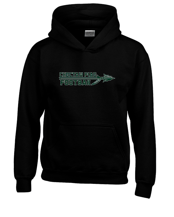 Choctaw HS Flag Football Logo New - Youth Hoodie