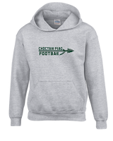 Choctaw HS Flag Football Logo New - Youth Hoodie