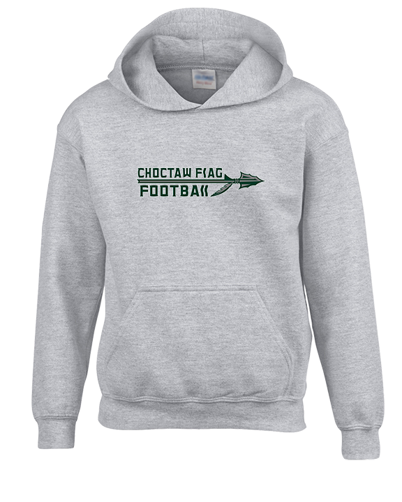 Choctaw HS Flag Football Logo New - Youth Hoodie