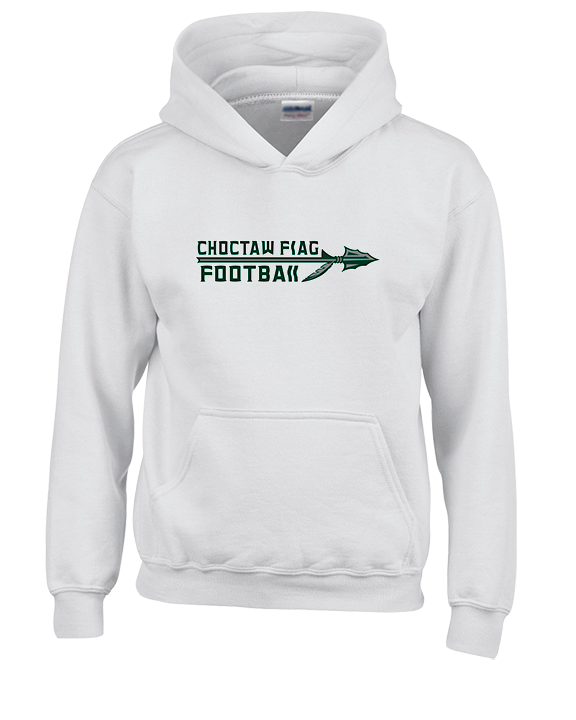 Choctaw HS Flag Football Logo New - Youth Hoodie
