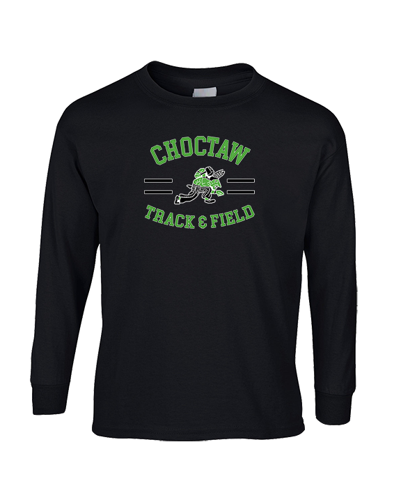 Choctaw HS Track & Field Curve - Cotton Longsleeve