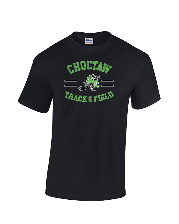 Choctaw HS Track & Field Curve - Cotton T-Shirt