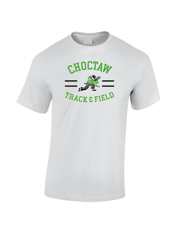 Choctaw HS Track & Field Curve - Cotton T-Shirt